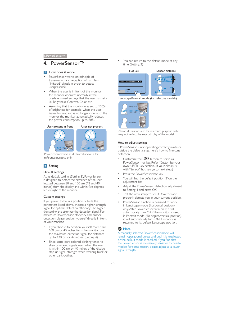 Powersensor | Philips 272P4QPJKEB-00 User Manual | Page 28 / 52