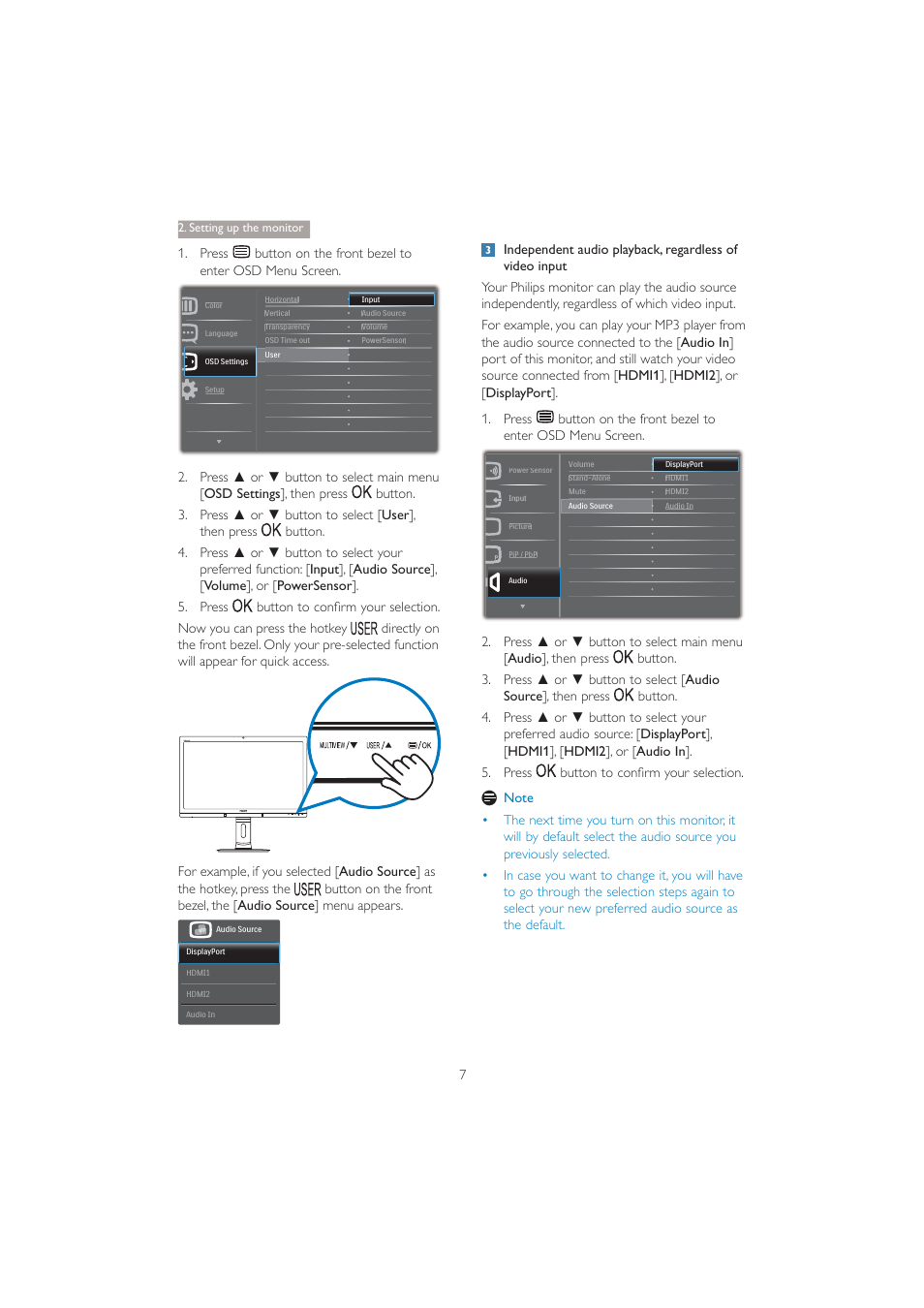 Philips 272P4QPJKEB-00 User Manual | Page 9 / 52