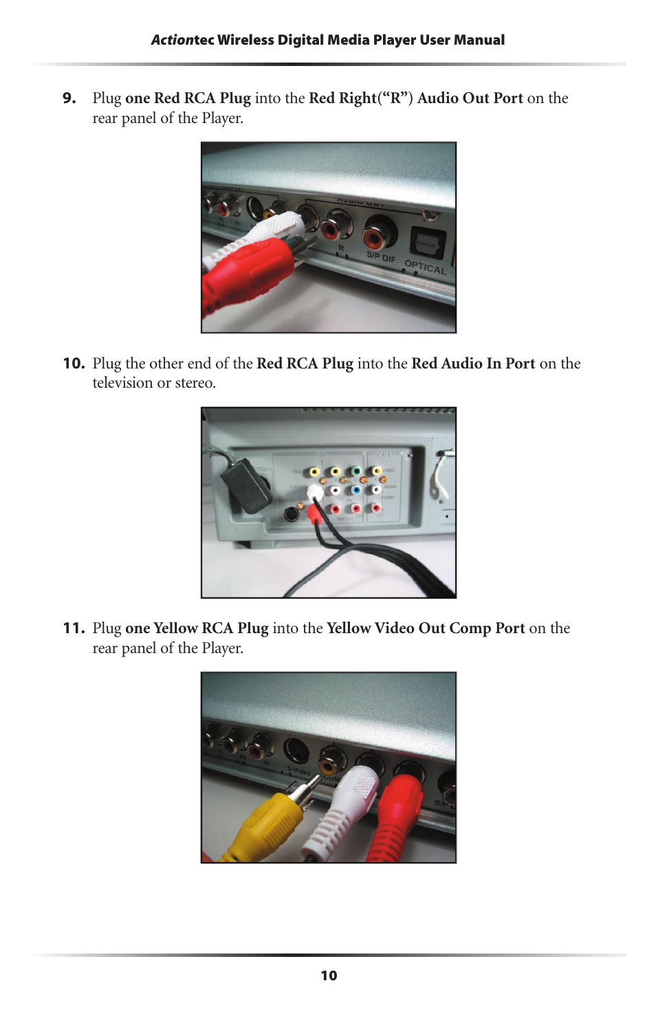 Actiontec electronic Wireless Digital Media Player DMP011000-01 User Manual | Page 13 / 71
