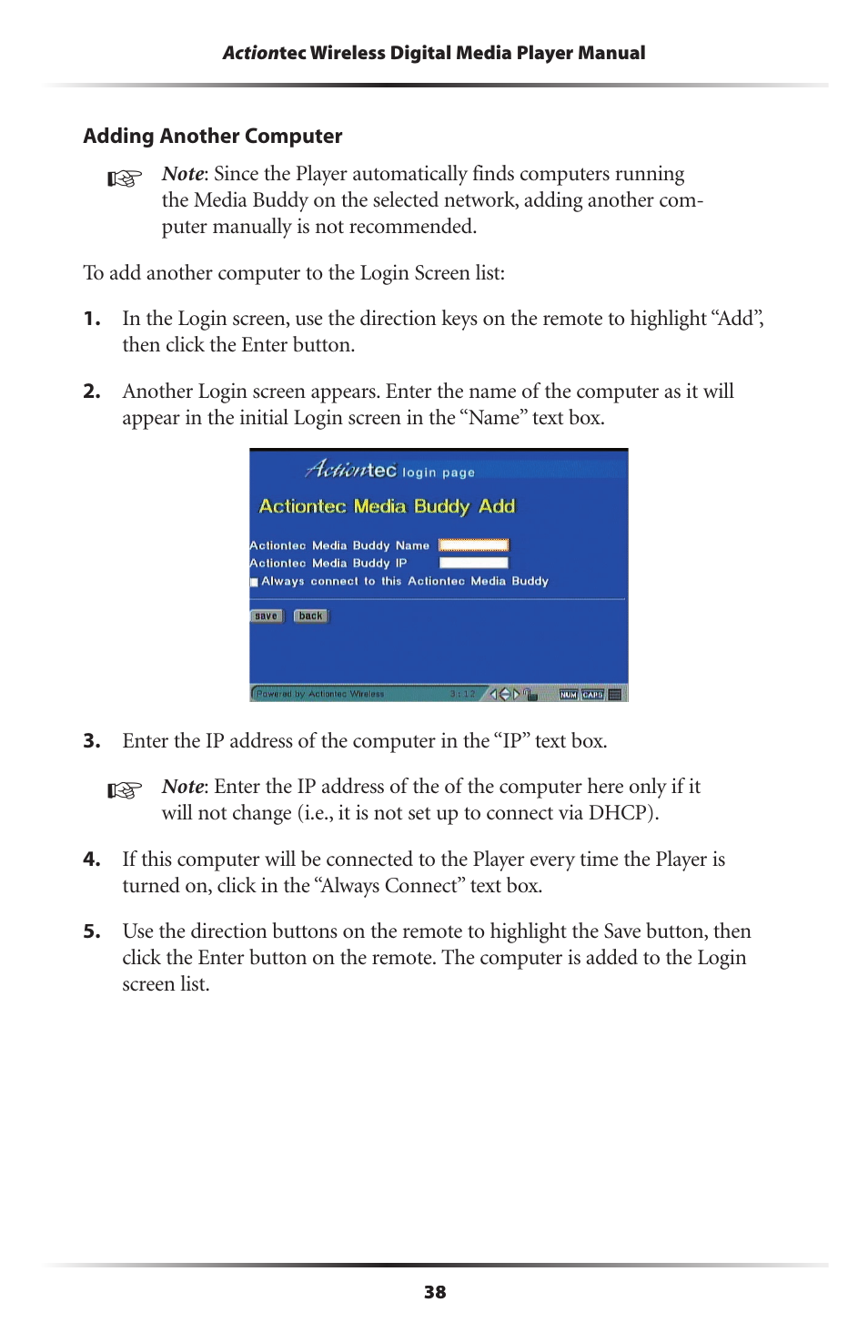 Actiontec electronic Wireless Digital Media Player DMP011000-01 User Manual | Page 41 / 71