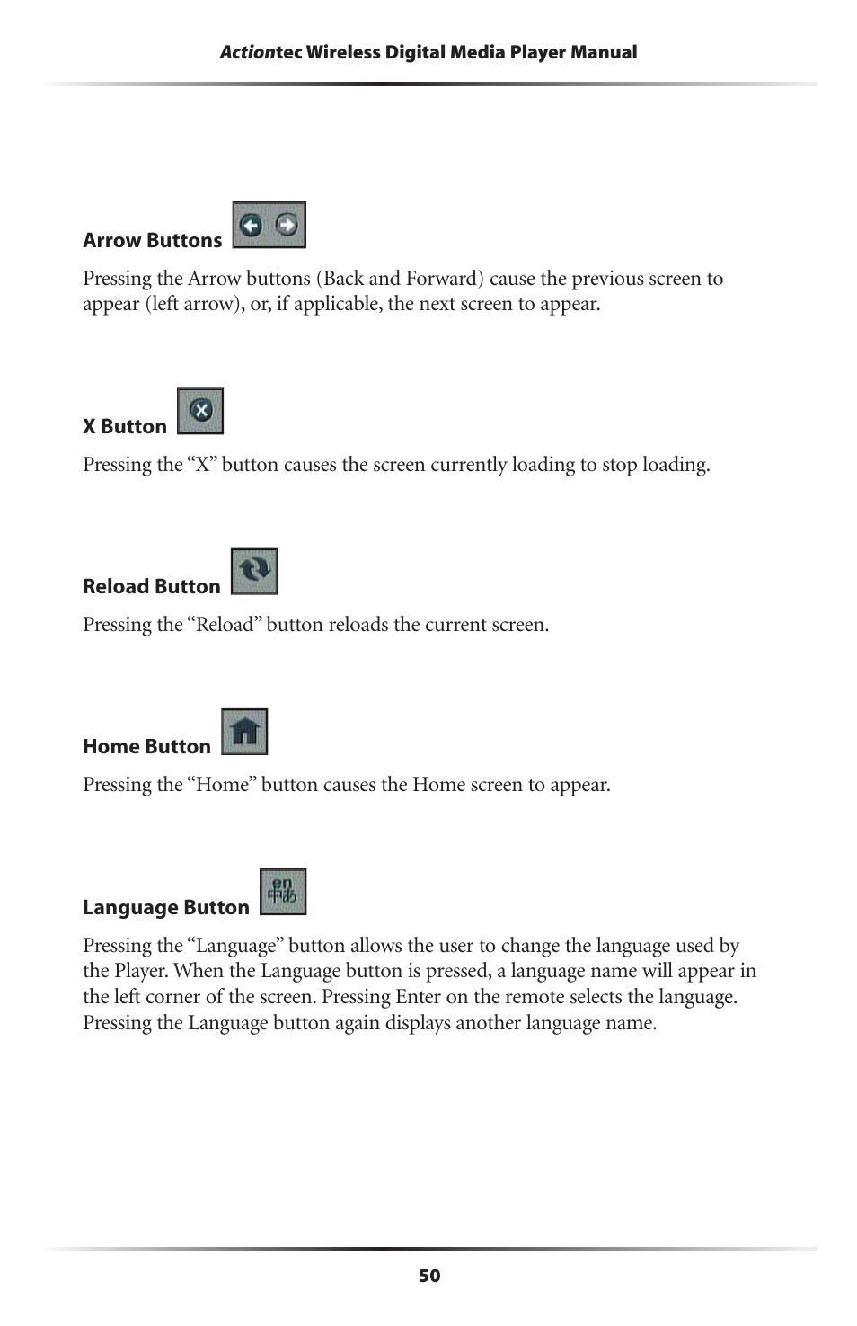 Actiontec electronic Wireless Digital Media Player DMP011000-01 User Manual | Page 53 / 71