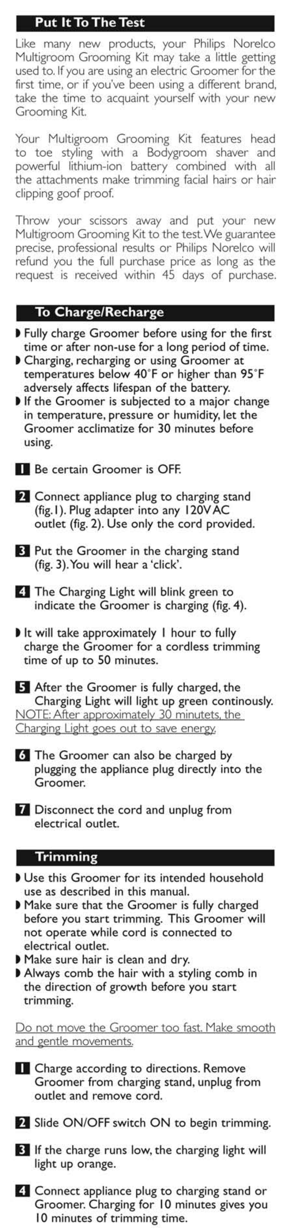 Philips QG3280-41 User Manual | Page 5 / 15