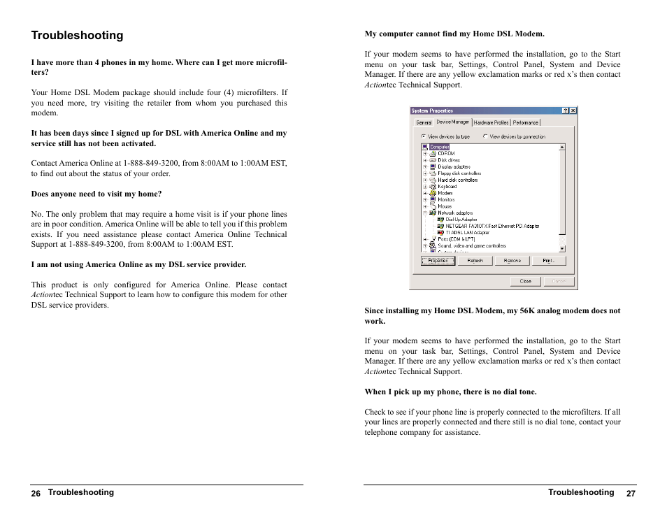 Troubleshooting | Actiontec electronic UD800TP User Manual | Page 14 / 21