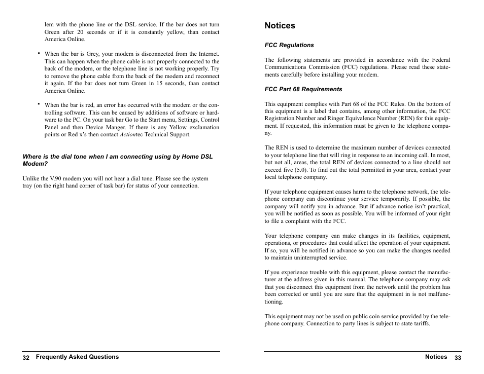 Notices 3, New members, Troubleshooting | Frequently asked questions, Notices | Actiontec electronic UD800TP User Manual | Page 17 / 21