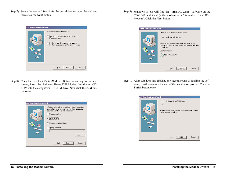 Actiontec electronic UD800TP User Manual | Page 6 / 21