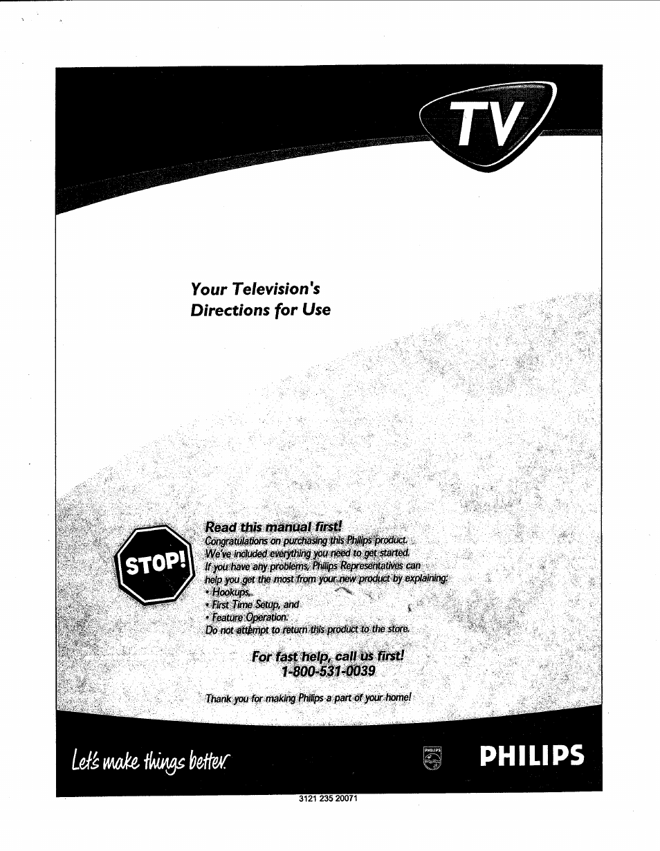 Philips 19PS50S99 User Manual | 50 pages