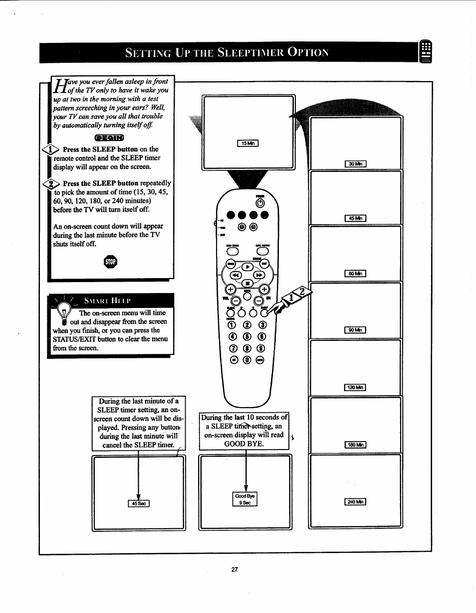 Etting, Leeptemer, Ption | Philips 19PS50S99 User Manual | Page 33 / 50