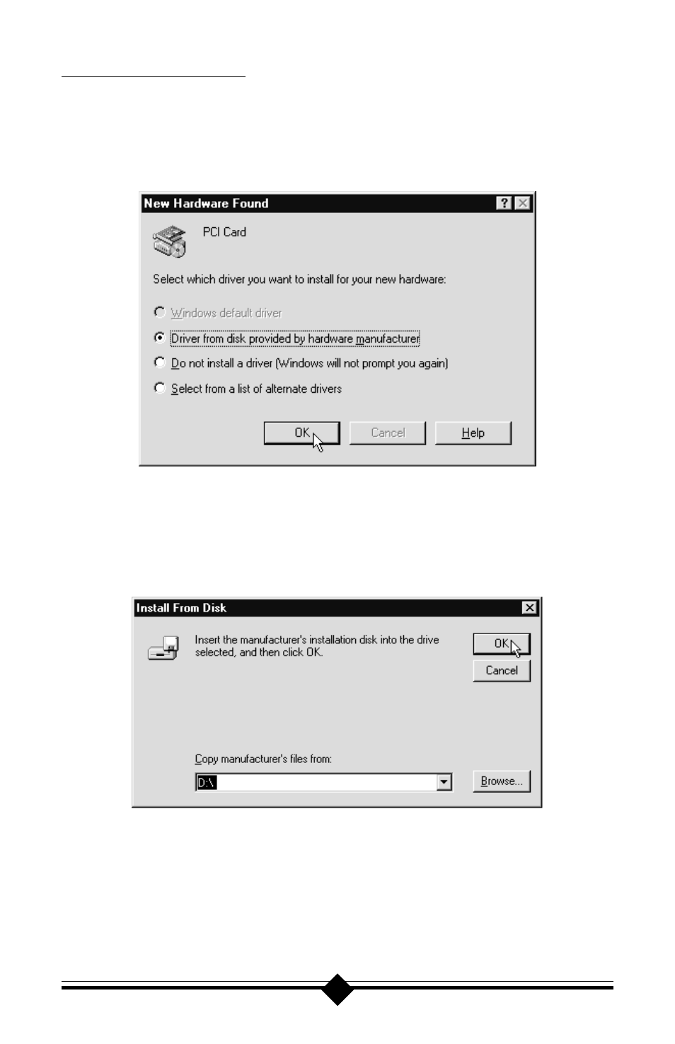 Configuring windows 95 | Actiontec electronic 56K V.90 User Manual | Page 10 / 81