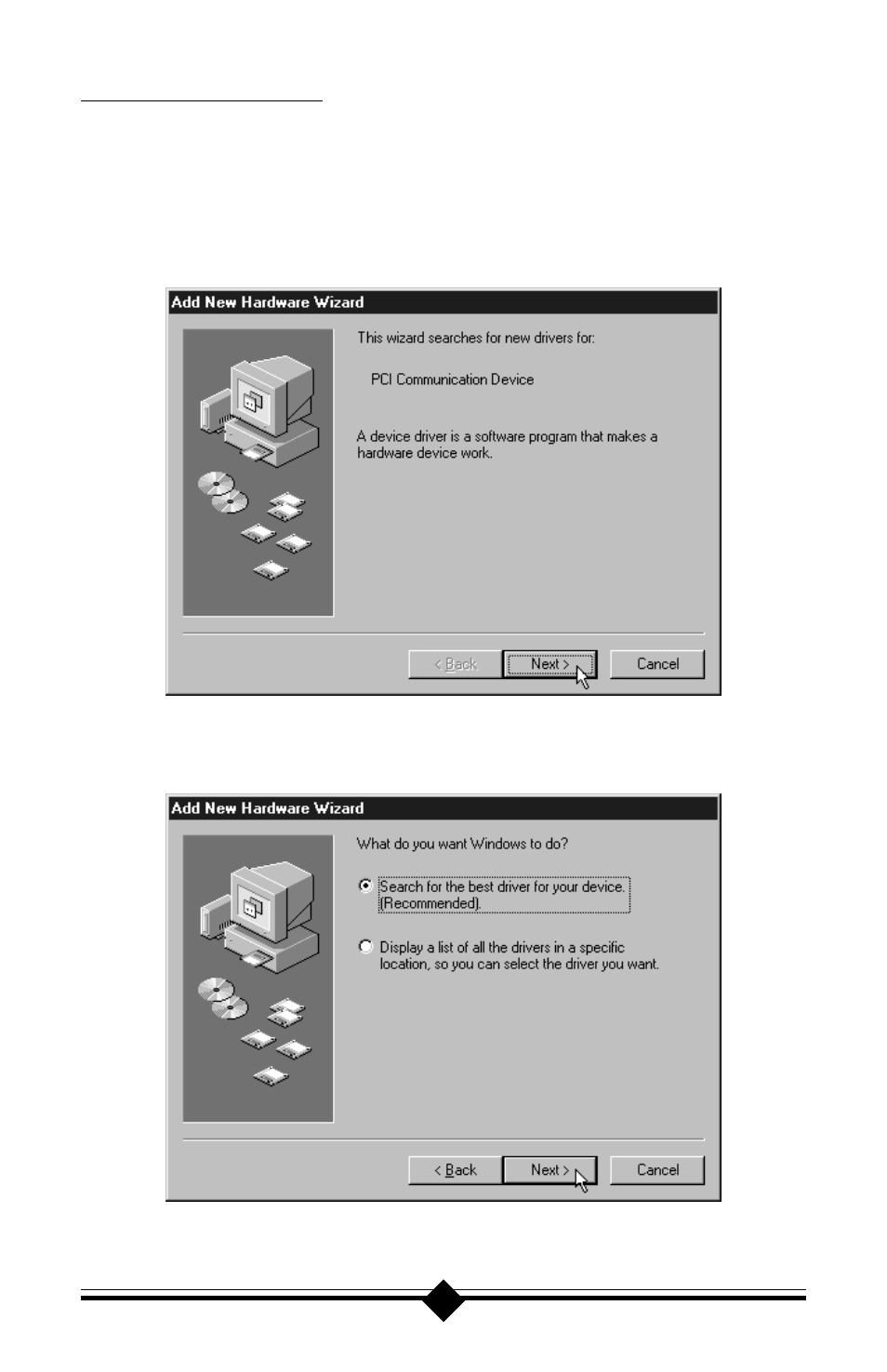Configuring windows 98 | Actiontec electronic 56K V.90 User Manual | Page 14 / 81