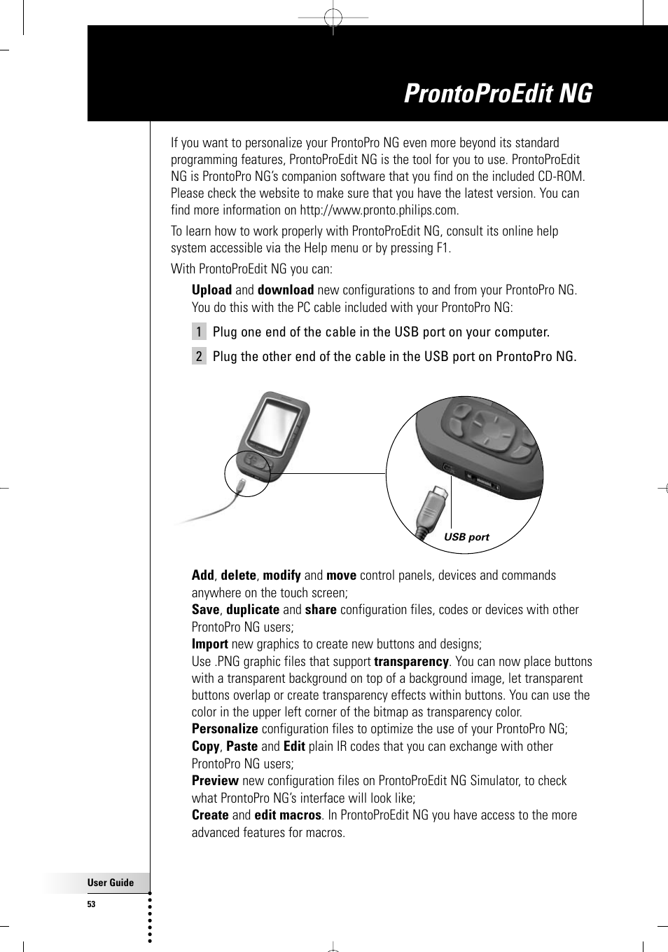 Prontoproedit ng | Philips TSU7000-37 User Manual | Page 53 / 70