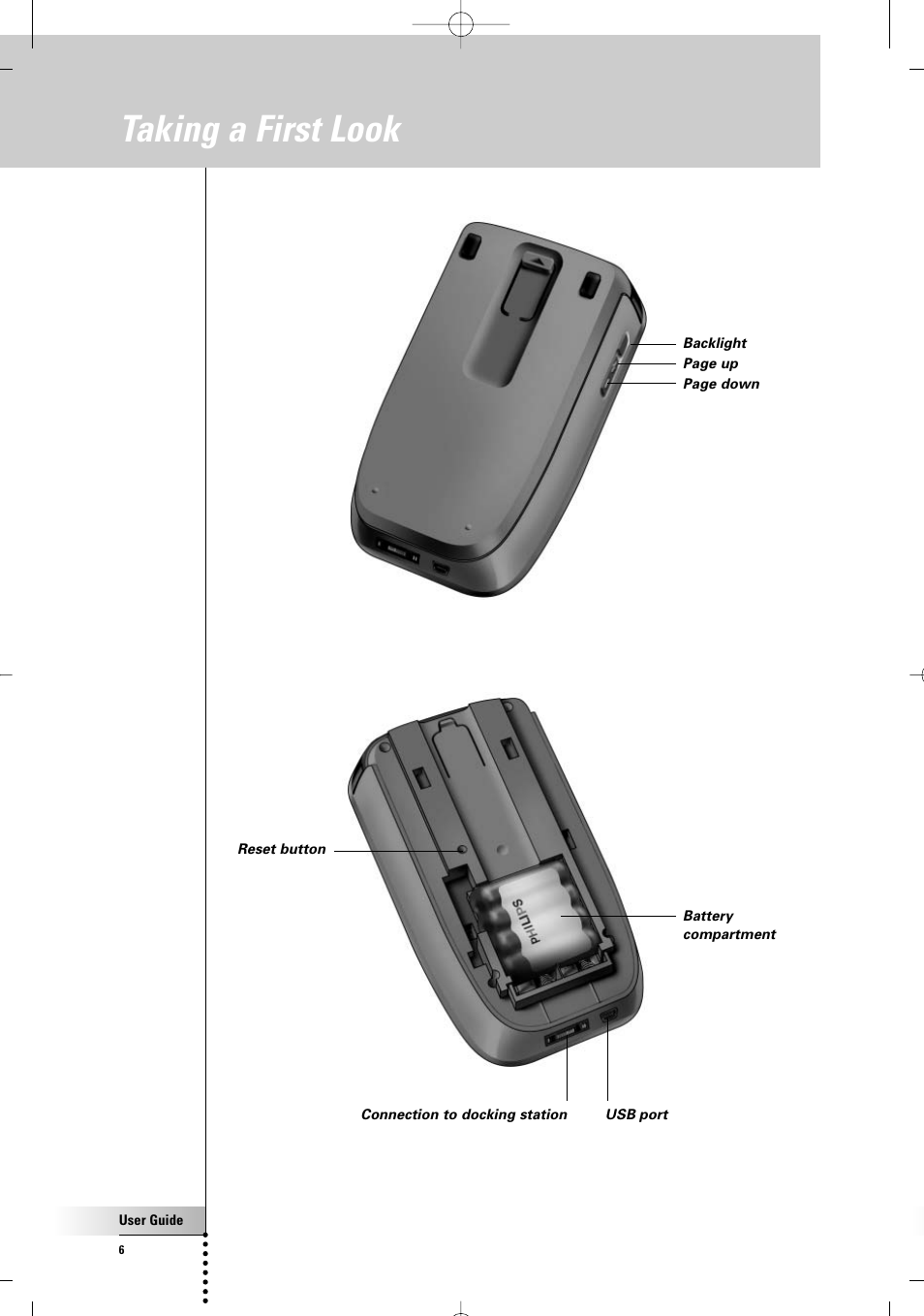 Taking a first look | Philips TSU7000-37 User Manual | Page 6 / 70