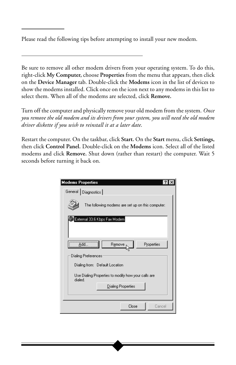 Do this first, For windows 95 and windows 98 installations | Actiontec electronic IS560LH User Manual | Page 4 / 77