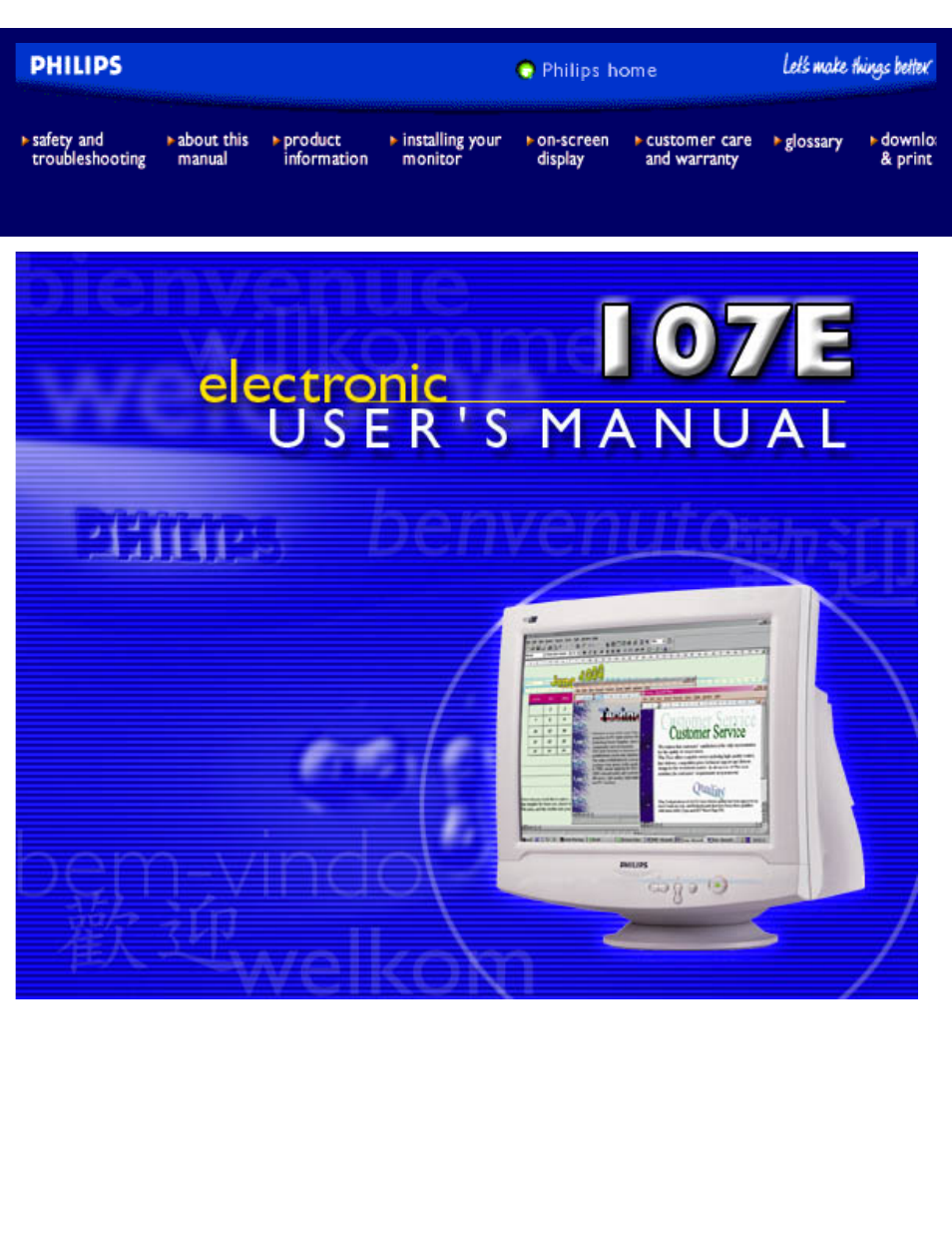 Philips 107E2194 User Manual | 79 pages