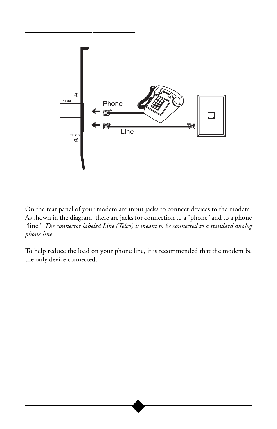 Connecting devices to the modem | Actiontec electronic 56K ISA Lite User Manual | Page 11 / 41
