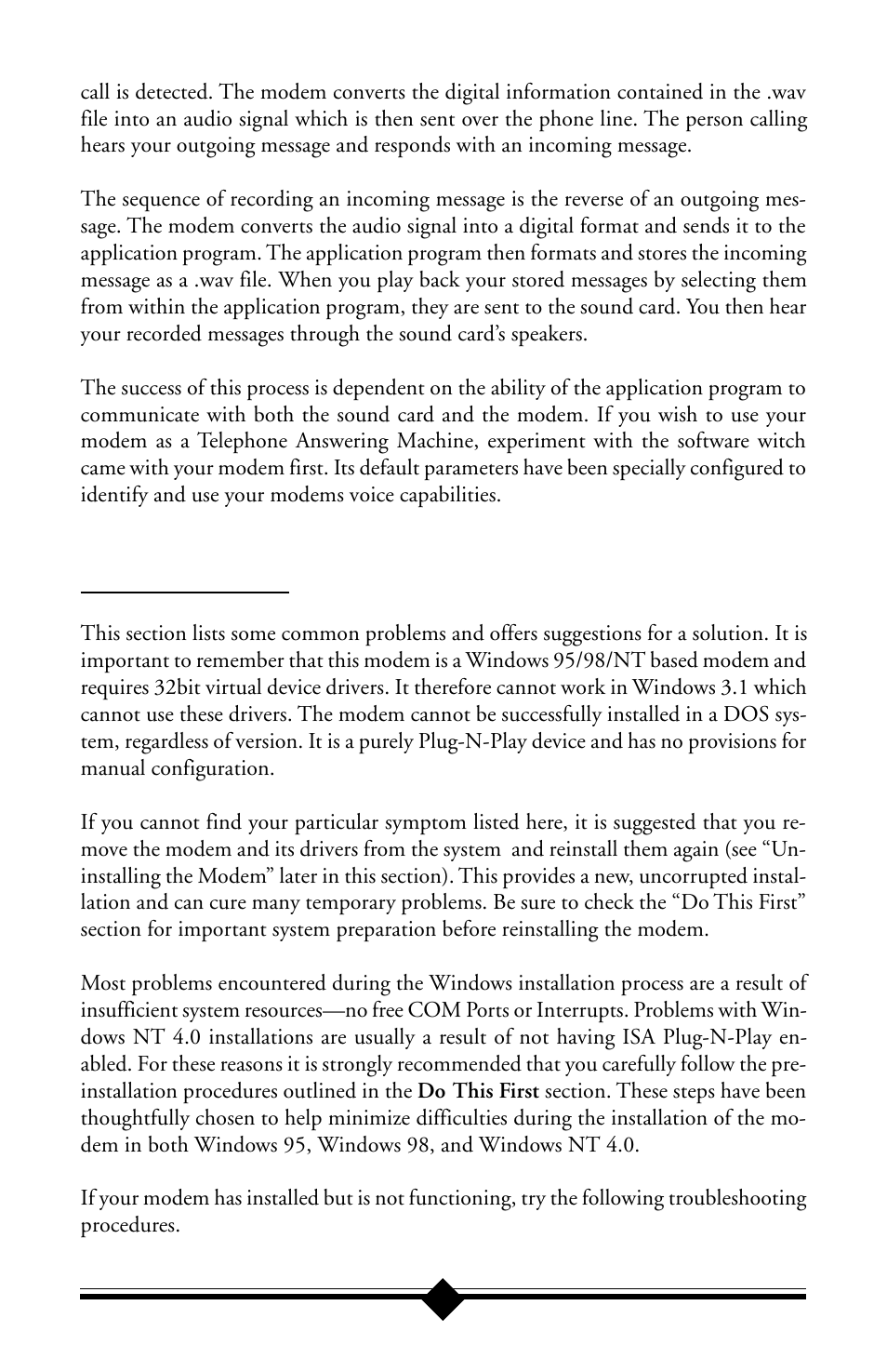 Troubleshooting | Actiontec electronic 56K ISA Lite User Manual | Page 31 / 41