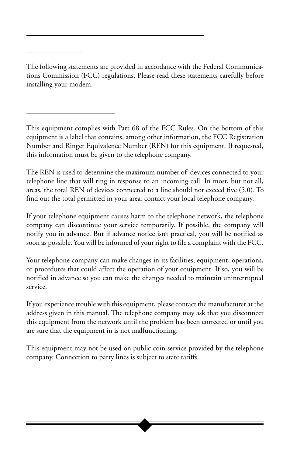 Appendix b: communications regulations | Actiontec electronic 56K ISA Lite User Manual | Page 39 / 41