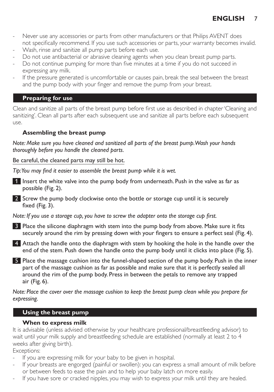 Philips SCF330-20 User Manual | Page 7 / 28