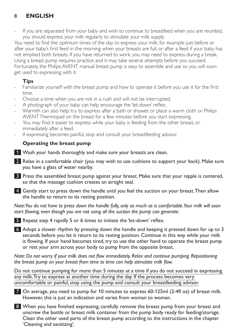 Philips SCF330-20 User Manual | Page 8 / 28