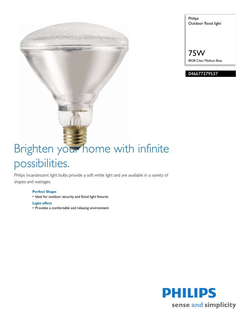 Philips 046677379537 User Manual | 2 pages