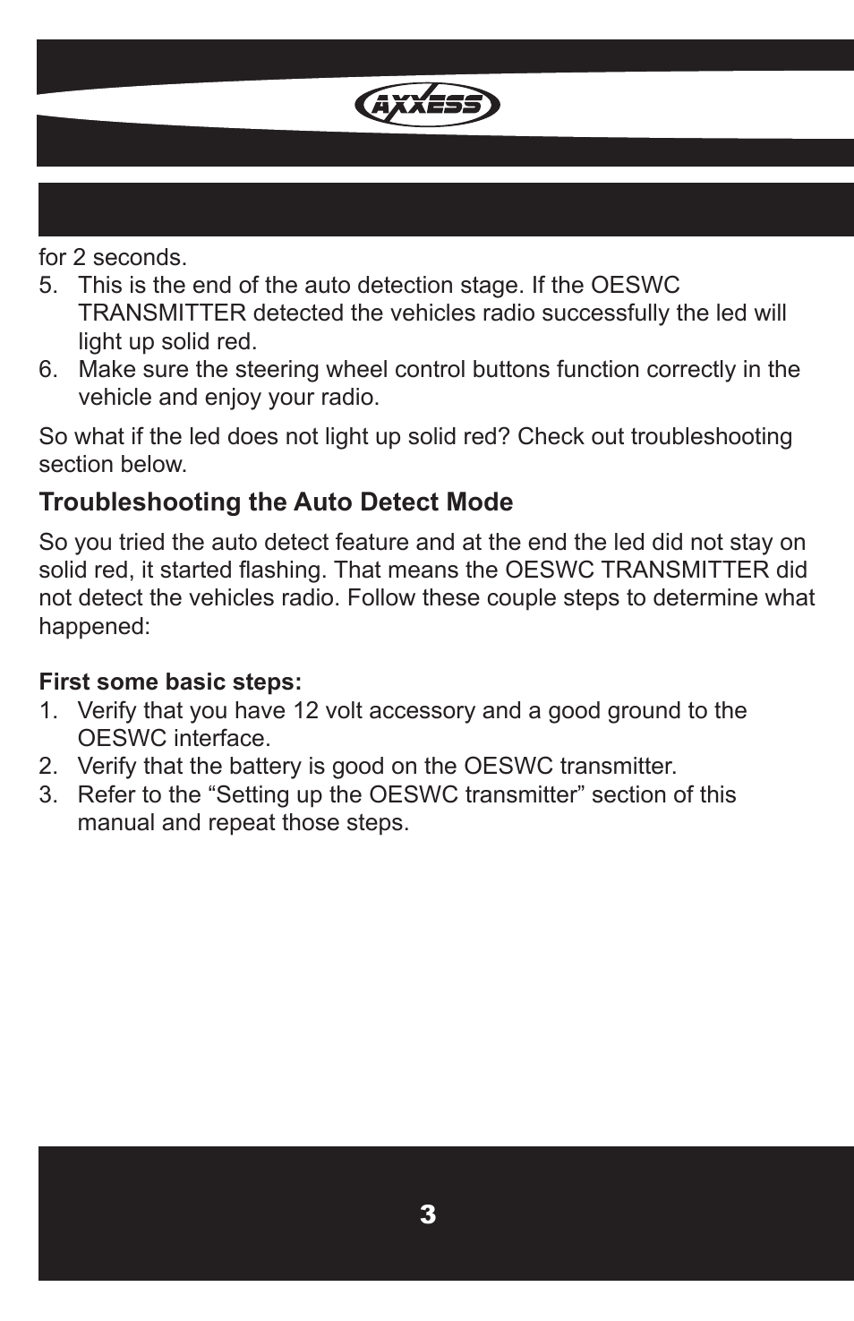 Axxess Interface OESWC-1761-RF User Manual | Page 4 / 8