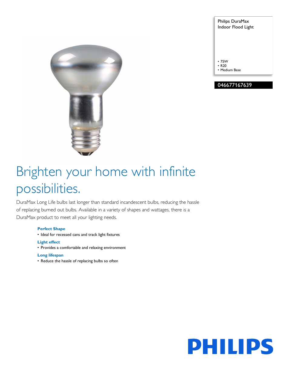 Philips 046677167639 User Manual | 2 pages