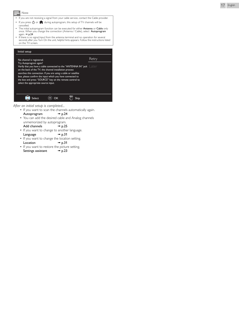 Philips 24PFL4508-F7 User Manual | Page 17 / 39