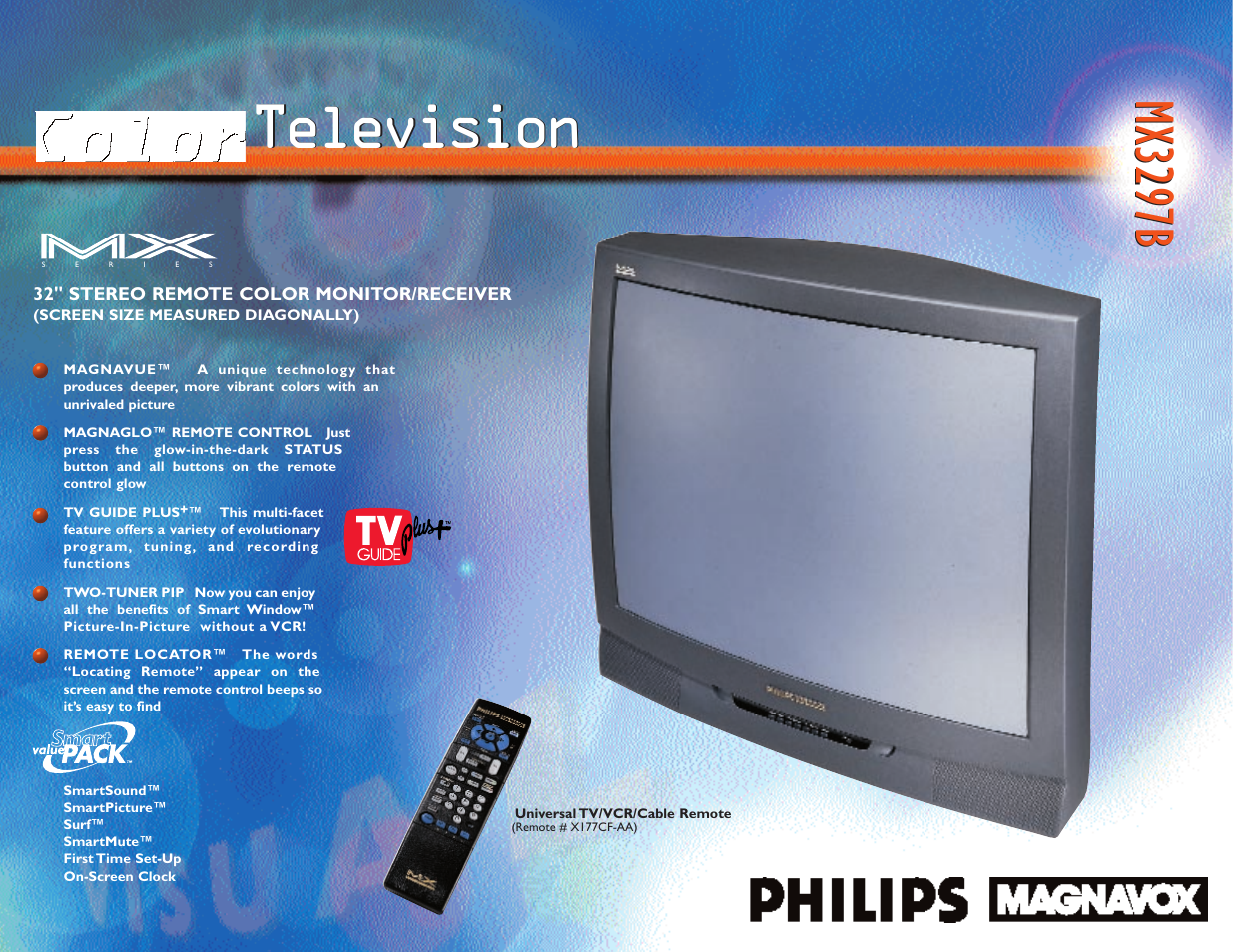 Philips MX3297B User Manual | 2 pages