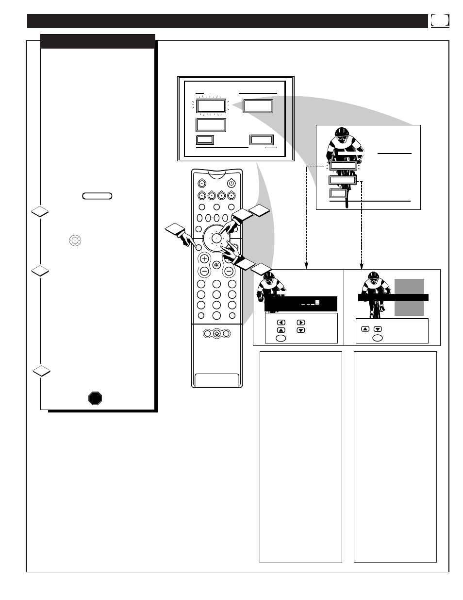 Eature, Ontrols, Continued | Philips 64P9161 User Manual | Page 25 / 60