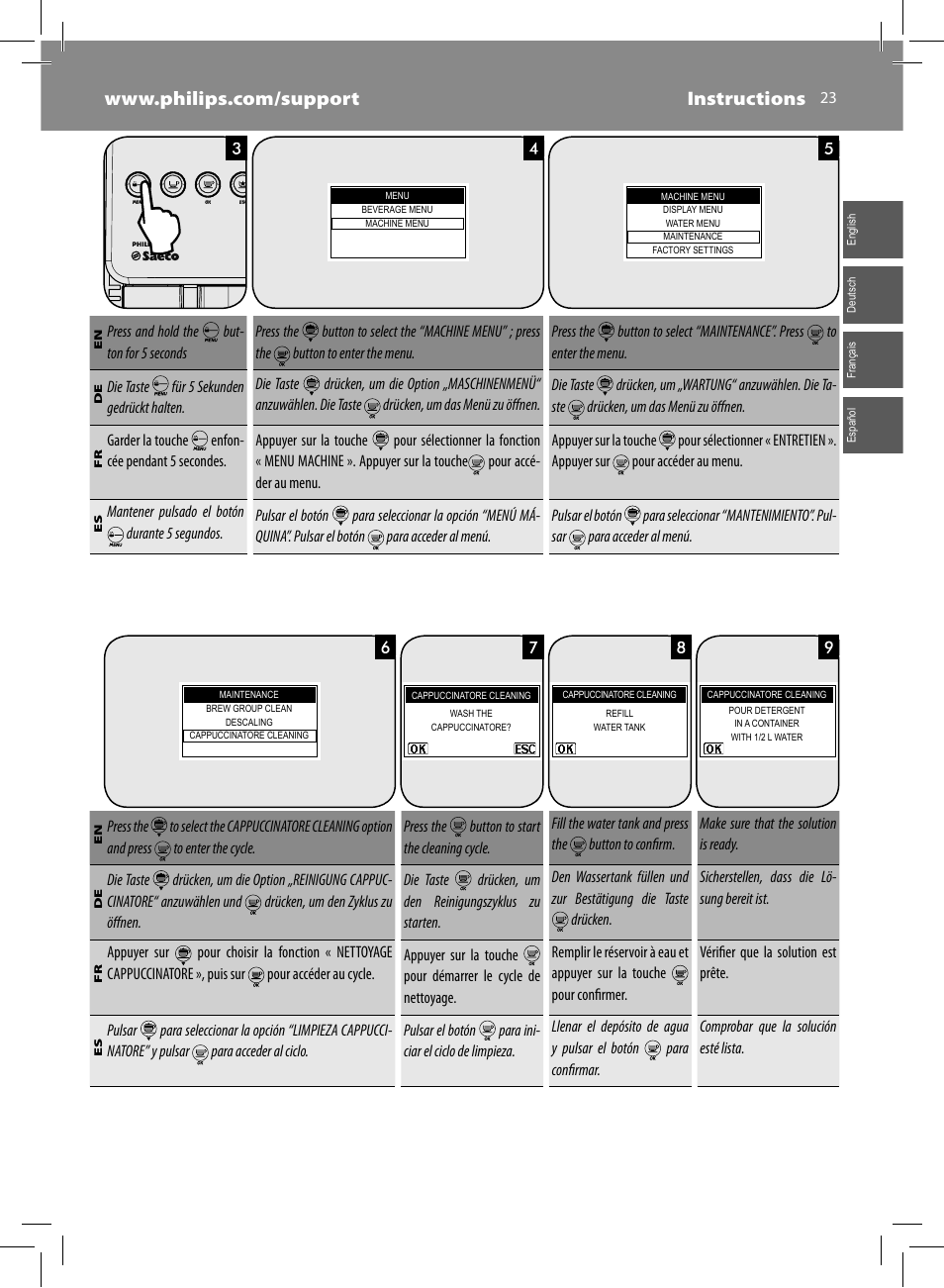 Philips HD8930-05 User Manual | Page 23 / 64