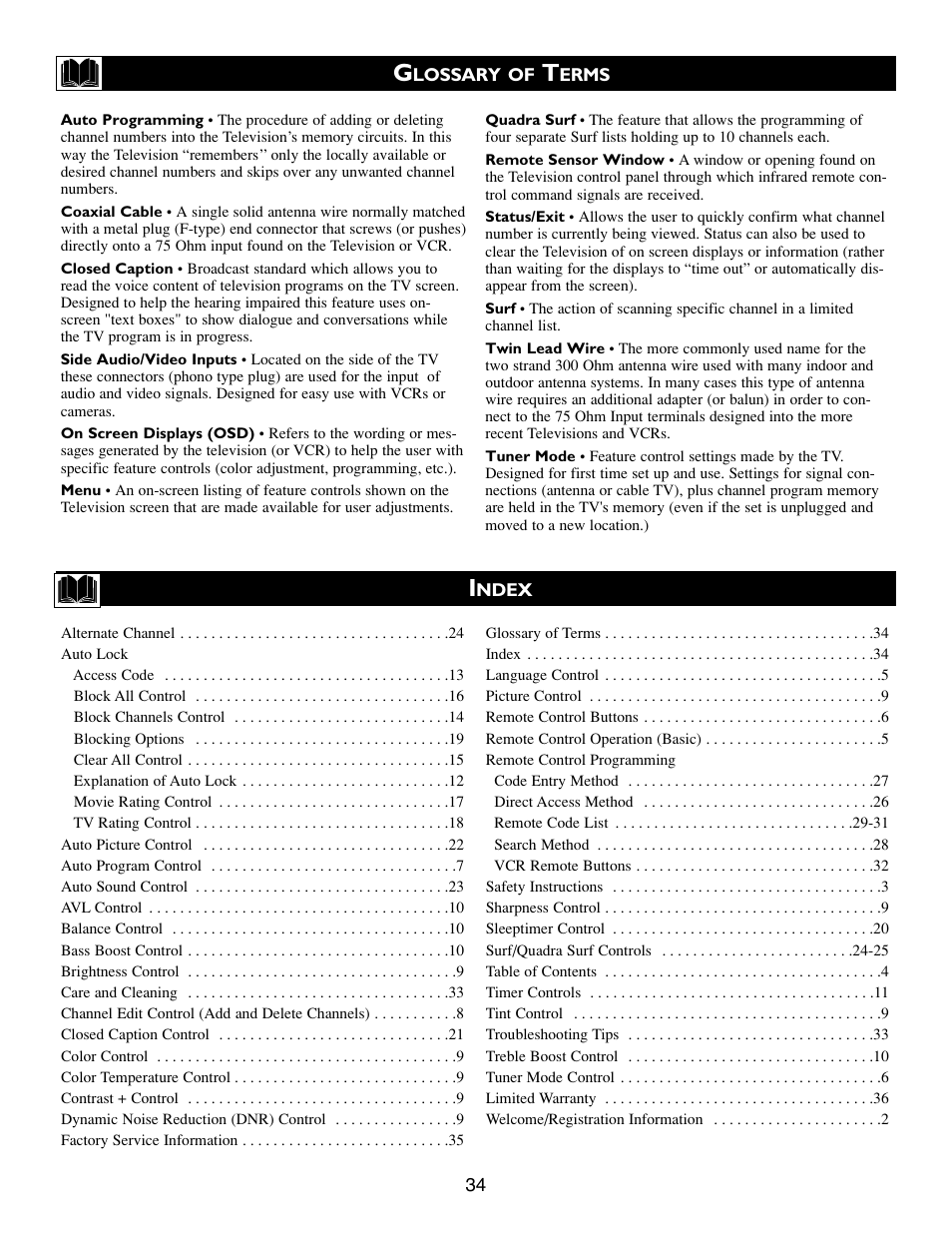 Philips 24PT633F User Manual | Page 34 / 36