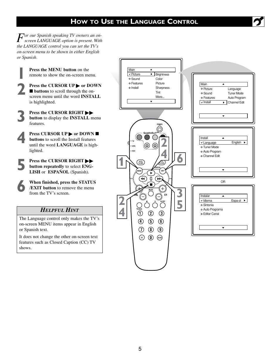 Philips 24PT633F User Manual | Page 5 / 36