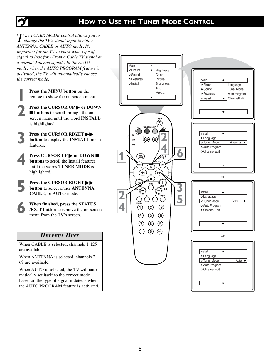 Philips 24PT633F User Manual | Page 6 / 36