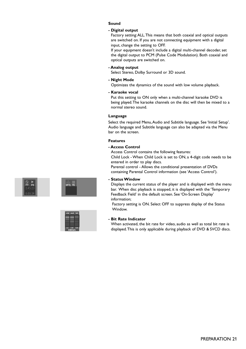 Philips DVD711AT98 User Manual | Page 21 / 36