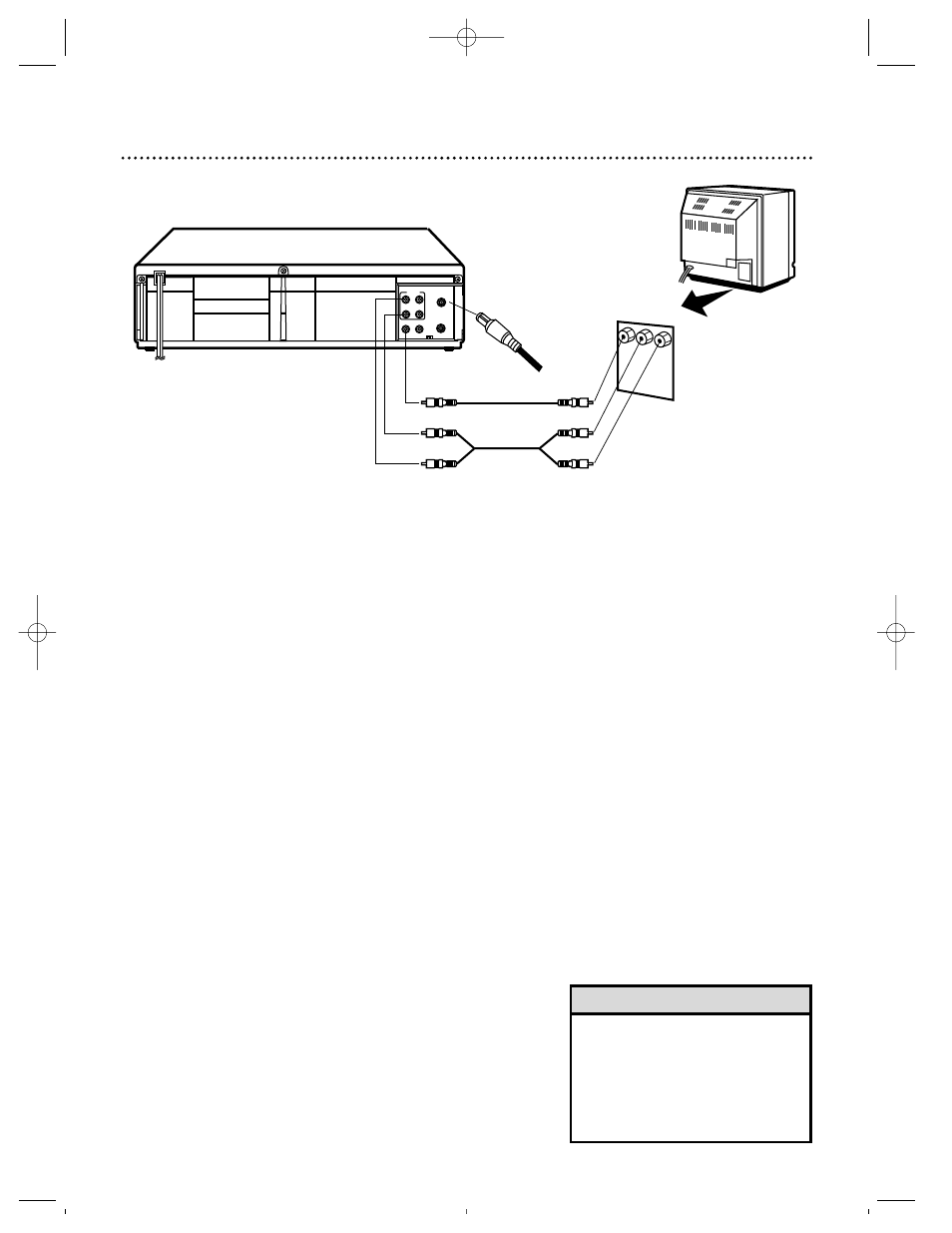 10 hookups with a stereo tv | Philips VRX260AT User Manual | Page 9 / 51