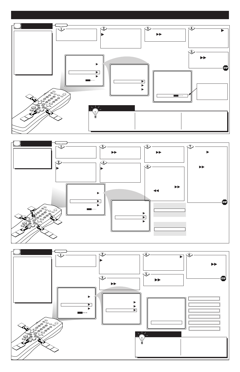 Setup f, Ow to, Se the | Eatures, Hannel, Xternal, Rogram | Philips 27TS57C User Manual | Page 4 / 4