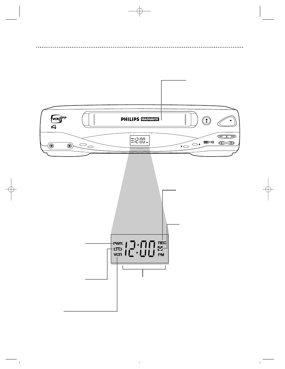 Vcr display panel 23 | Philips VRZ241AT User Manual | Page 23 / 52