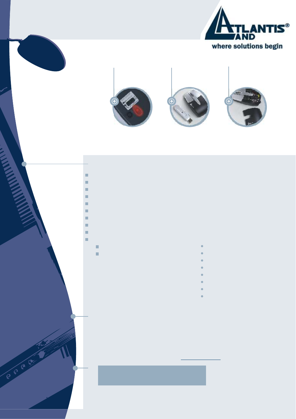 Quaddy, Input devices | Atlantis Land A04-MO2454 User Manual | Page 2 / 2