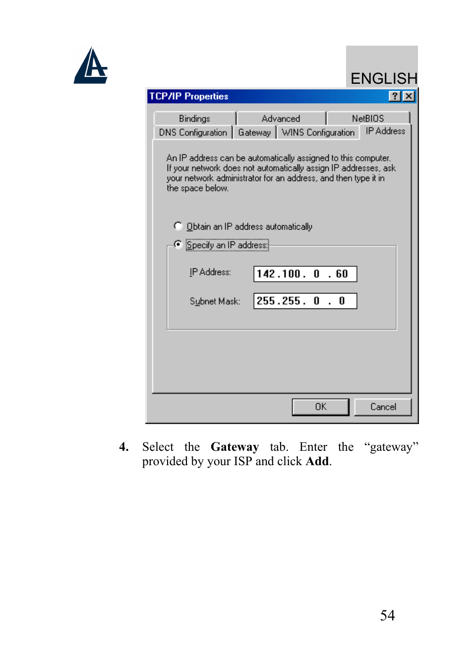 English | Atlantis Land I-Storm USB ADSL modem A01-AU2 User Manual | Page 54 / 83