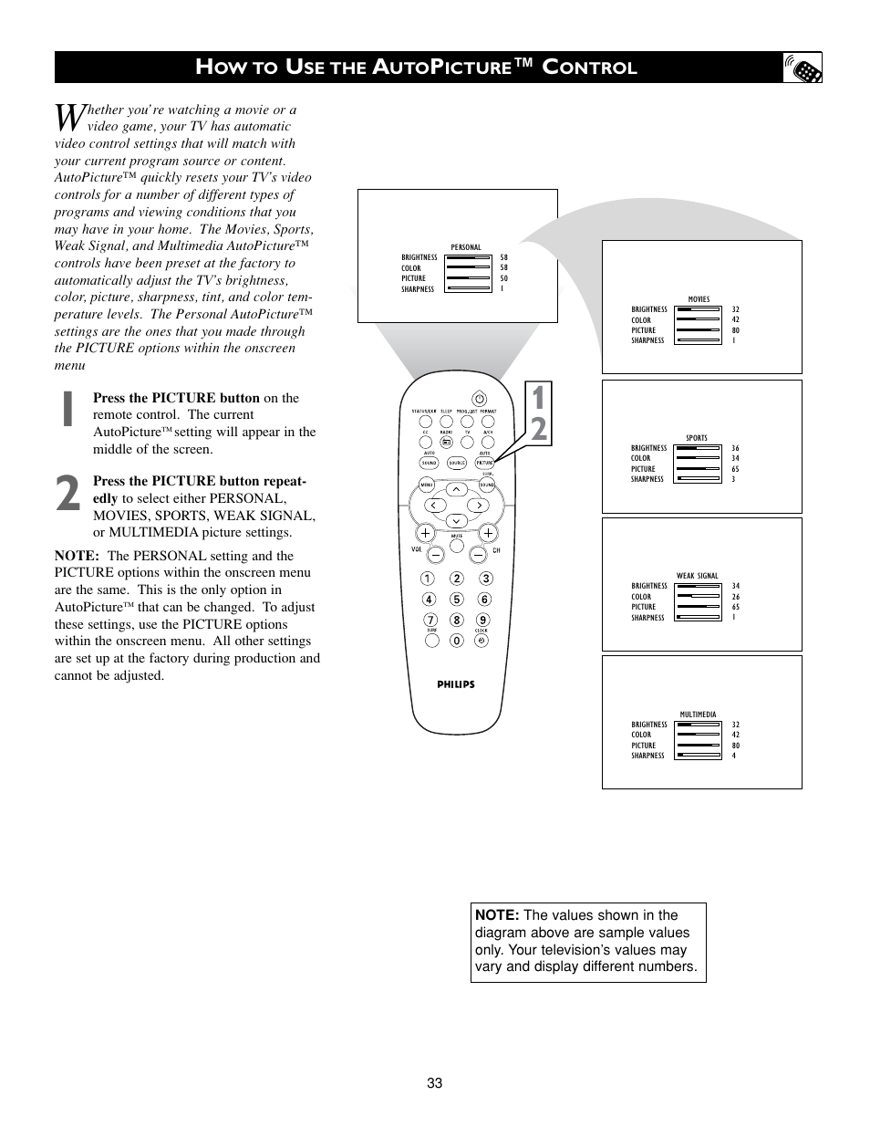 Philips 20PF7835-37 User Manual | Page 33 / 48