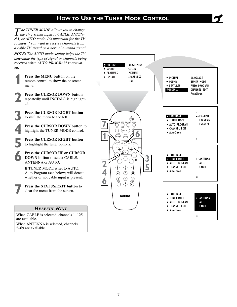 Philips 20PF7835-37 User Manual | Page 7 / 48