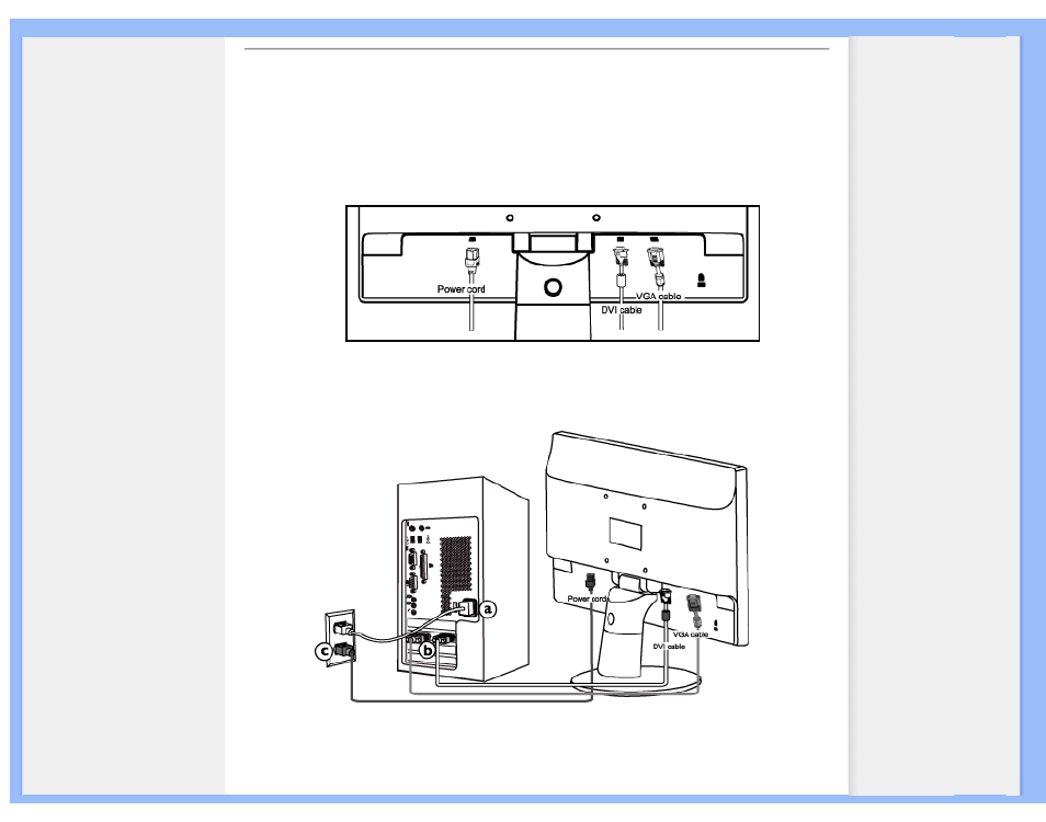 Connecting to your pc | Philips 191E1SB-00 User Manual | Page 40 / 84