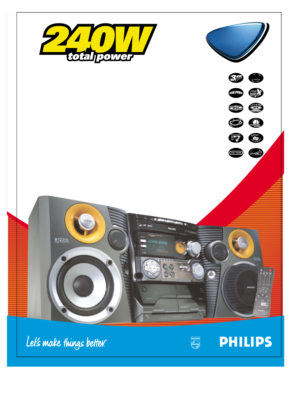 Philips FWC550 User Manual | 2 pages