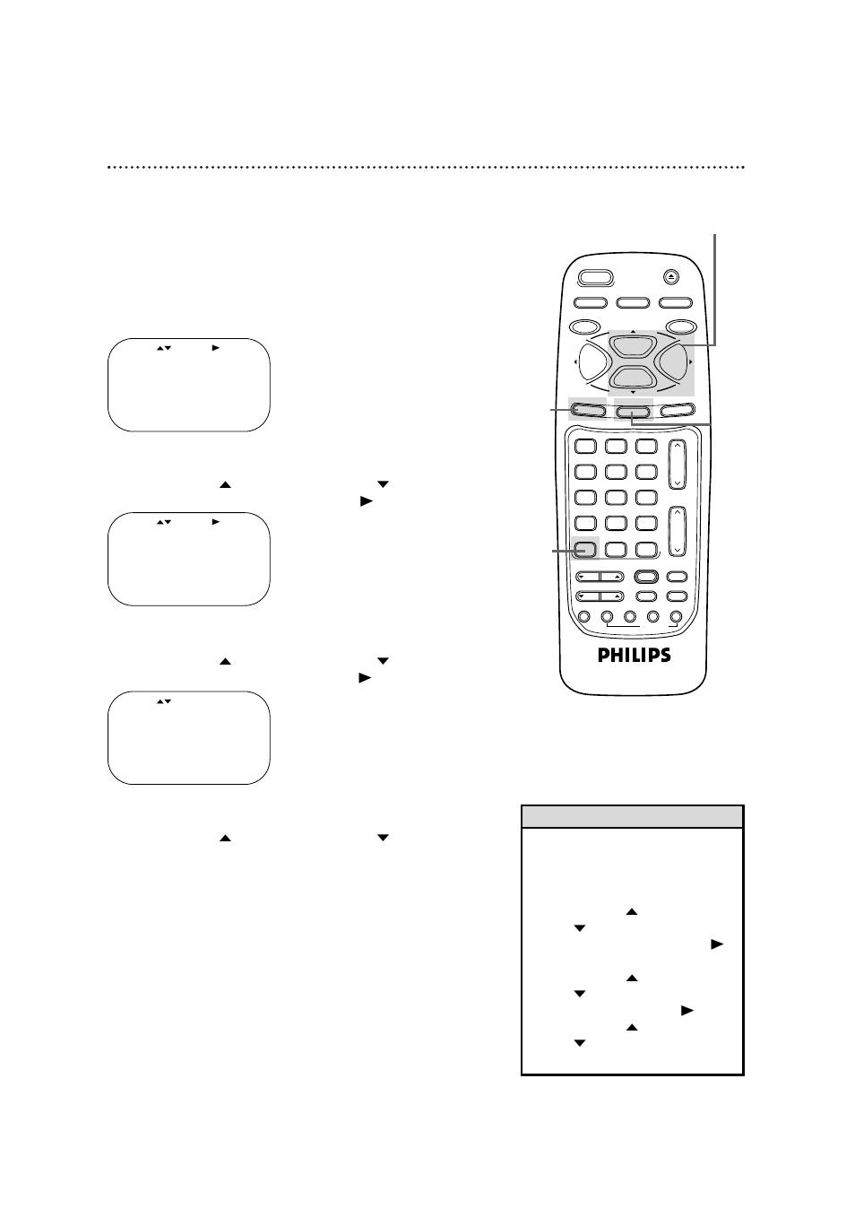 20 language selection, Helpful hint | Philips VRB664AT99 User Manual | Page 20 / 64