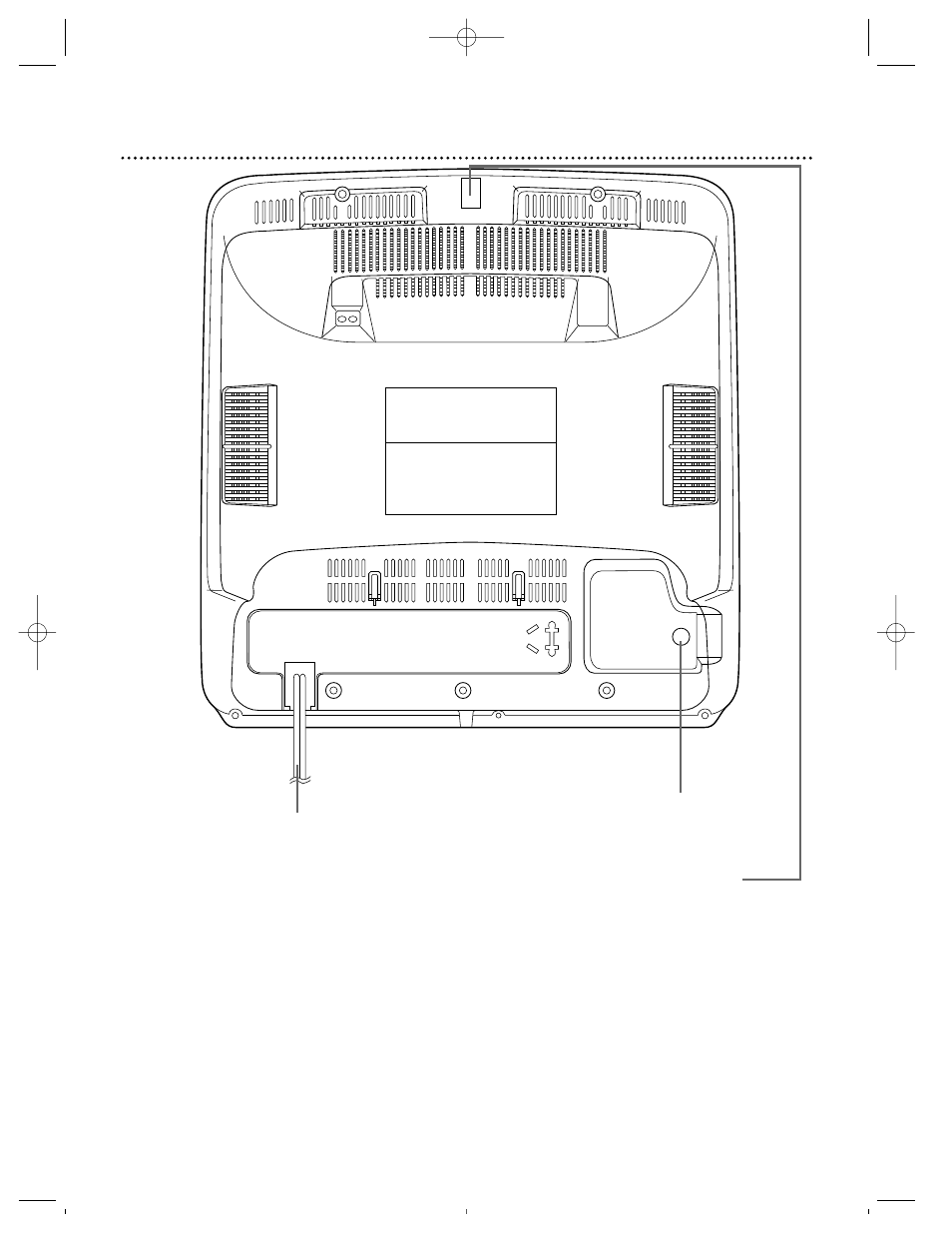 Rear panel 21 | Philips CCZ130AT User Manual | Page 21 / 52