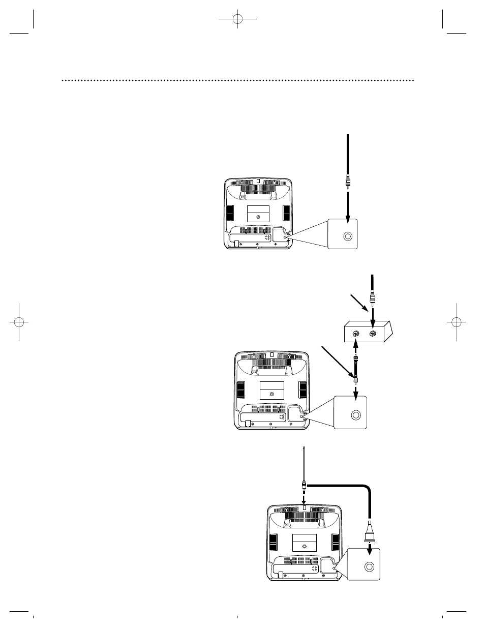 A. b, 6 hooking up the tv/vcr | Philips CCZ130AT User Manual | Page 6 / 52