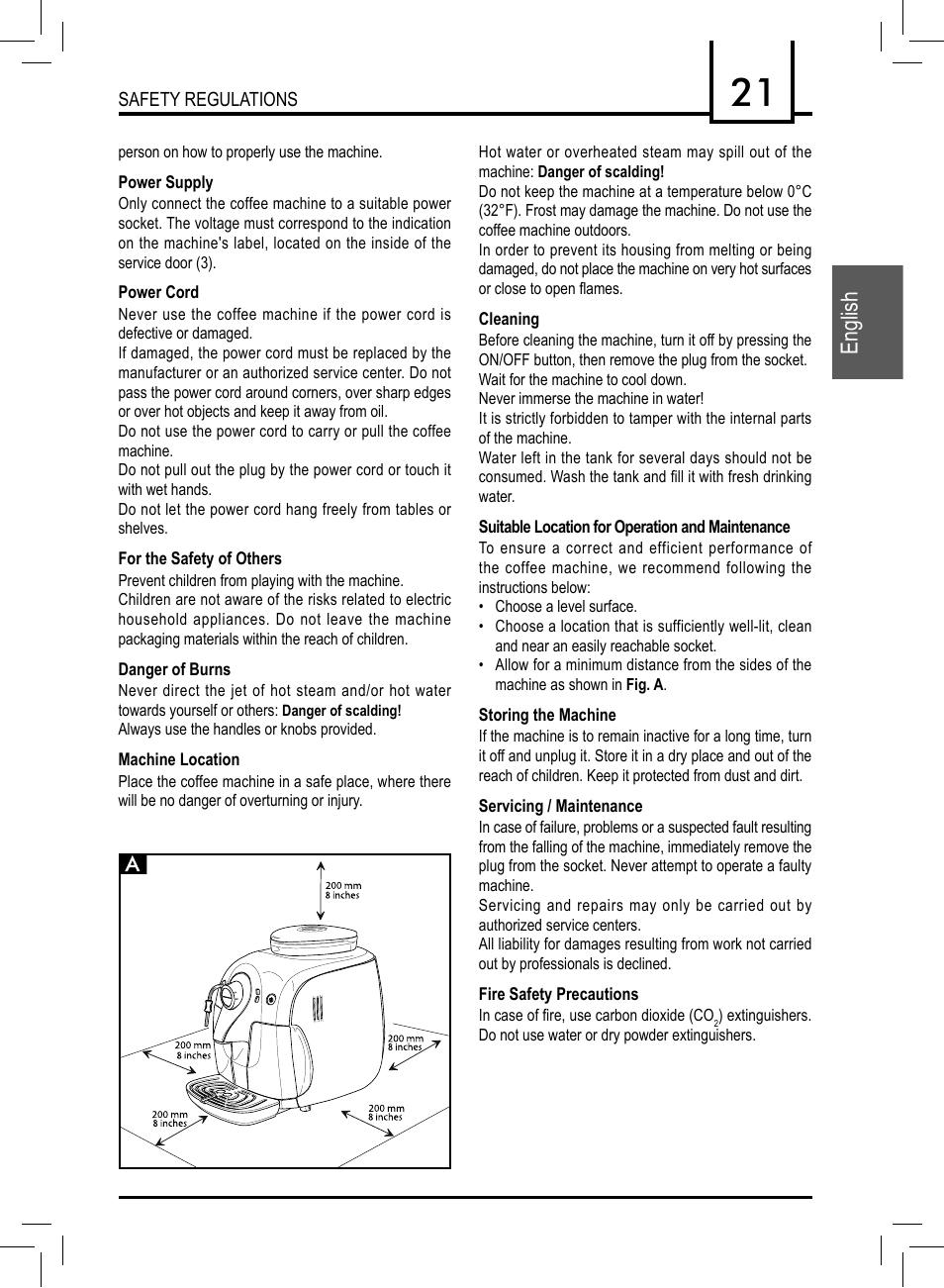 English | Philips 10002781 User Manual | Page 21 / 104