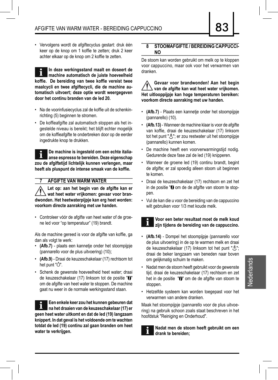 Nederlands | Philips 10002781 User Manual | Page 83 / 104