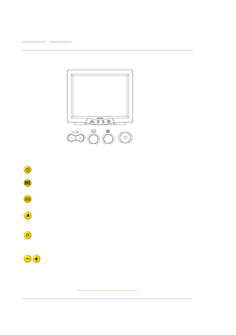 Installing your monitor, Front view | Philips 109B75-27B User Manual | Page 10 / 89