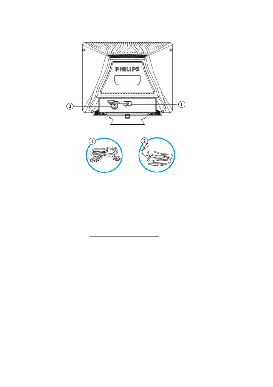 Rear view | Philips 109B75-27B User Manual | Page 11 / 89