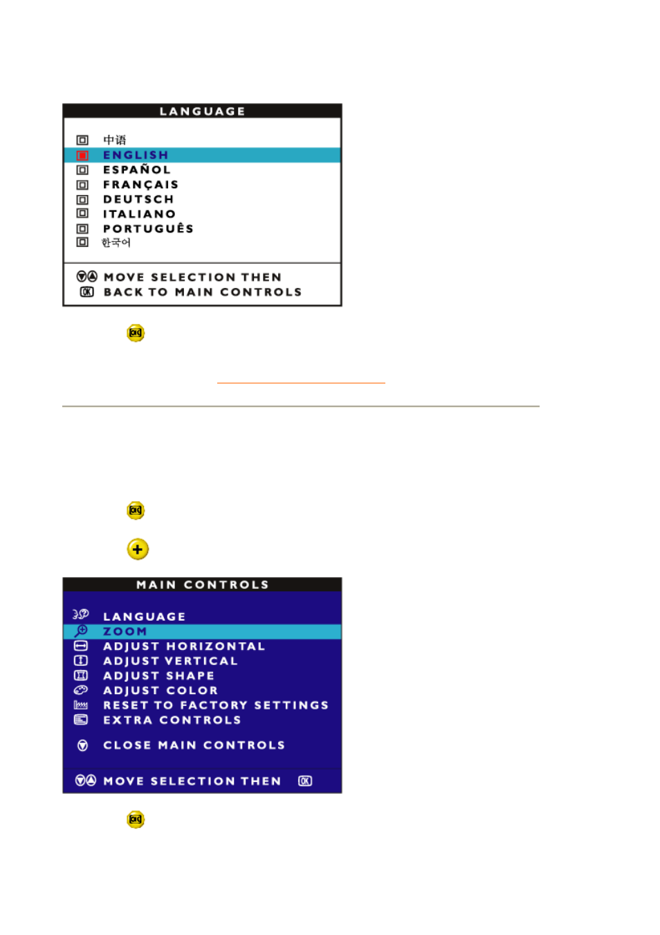 Adjust horizontal | Philips 109B75-27B User Manual | Page 50 / 89